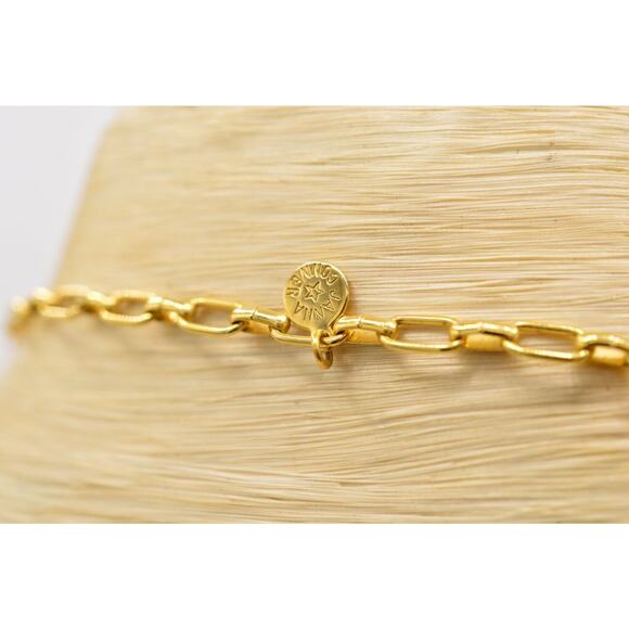 Janna Conner Pendant Necklace Crystal Geode Rhinestone Gold Sparkling 9J - Picture 11 of 12